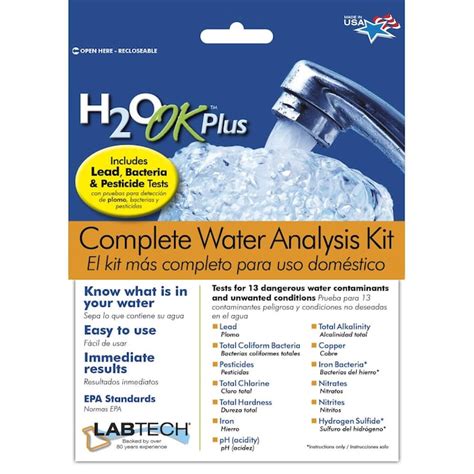 lowes hard water test|home water testing kits lowe's.